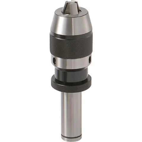 Integrerad borrchuck, cylindriskt skaft