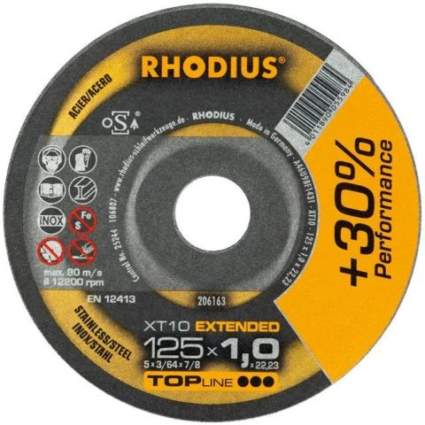 XT10 TOPline 125x1,5x22 mm