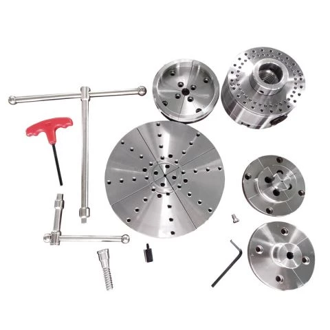 4-Backschuckset för träsvarv 115 mm utv+inv backar