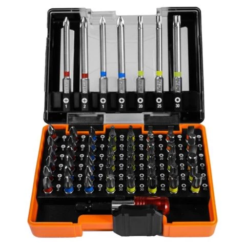 Bitssats med färgkod 56 delar