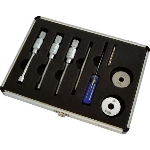 Trepunkts innermikrometer, sats