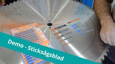 Demo - Sticksågsblad från CMT