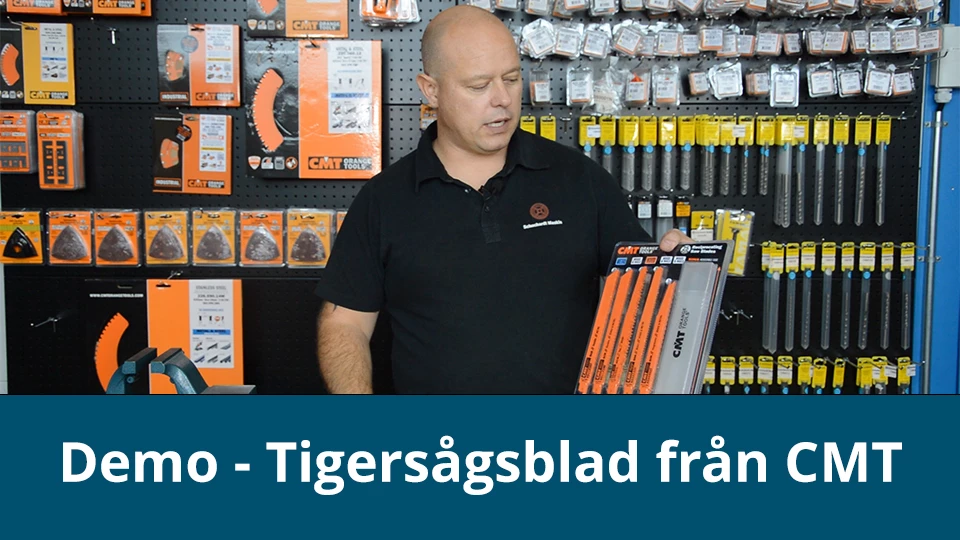 Demo - Tigersågsblad från CMT